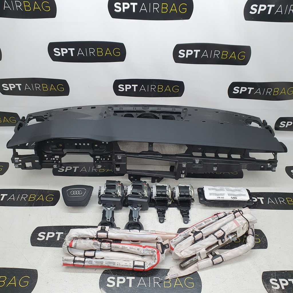 фото №1, A6 c8 4k a7 приборная панель консоль подушки безопасности ремни подушка безопасности