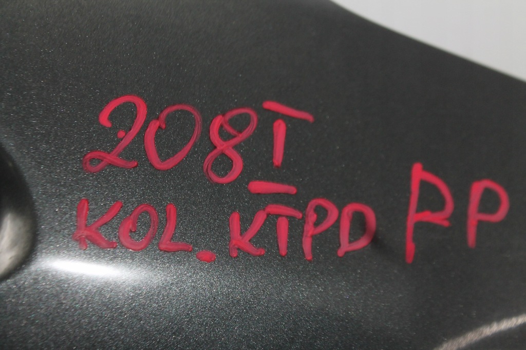 фото №6, Крила правий перед передній peugeot 208 i lift колір ktpd