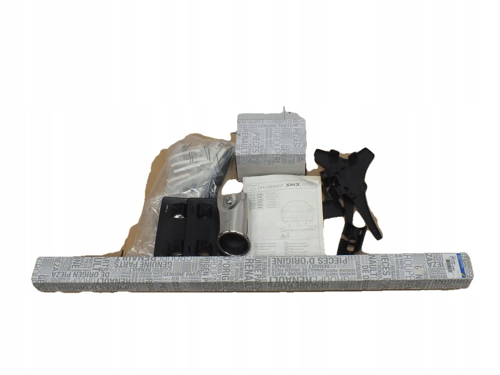 фото №7, Renault fluence дифузор бампера накладка задня наконечник вихлоп oryg