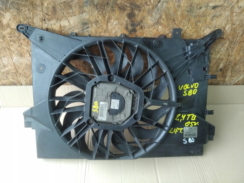фото №1, Вентилятор радиатора volvo s80 i 2,4 tb lift