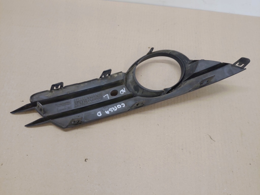 Противотуманная фара + решётка бампер левое  перед opel corsa d Оригинал