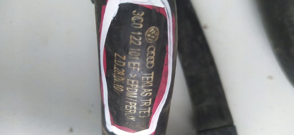 фото №2, Vw audi труба wody шланг 3c0122101ef