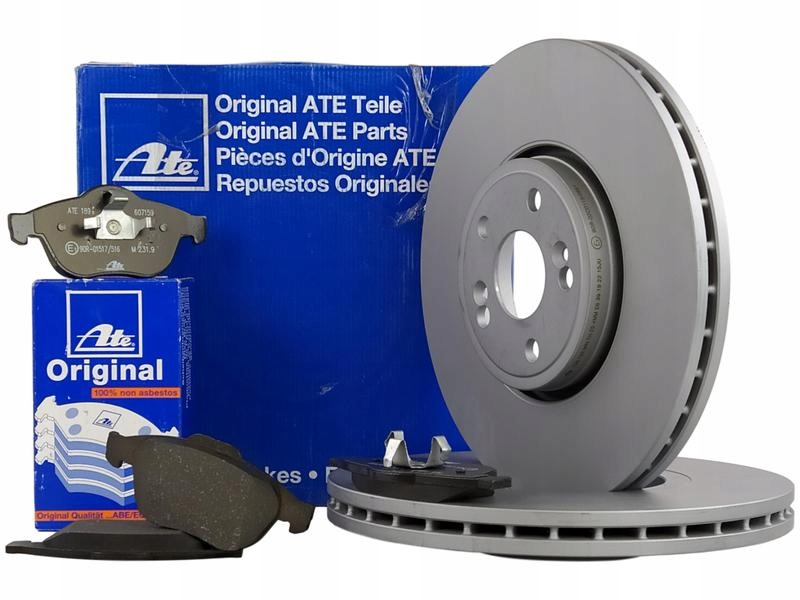 фото №2, Ate гальмівні диски+ гальмівні колодки перед renault espace iv vel satis 324mm