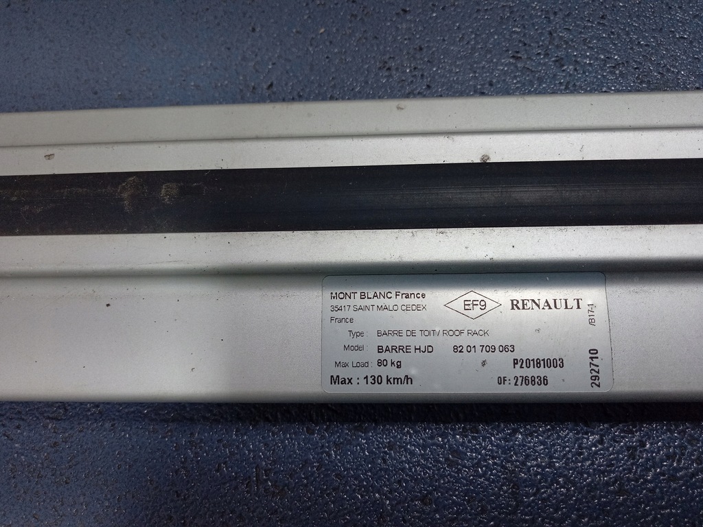 фото №7, Dacia duster ii рейлінги поперечини багажник