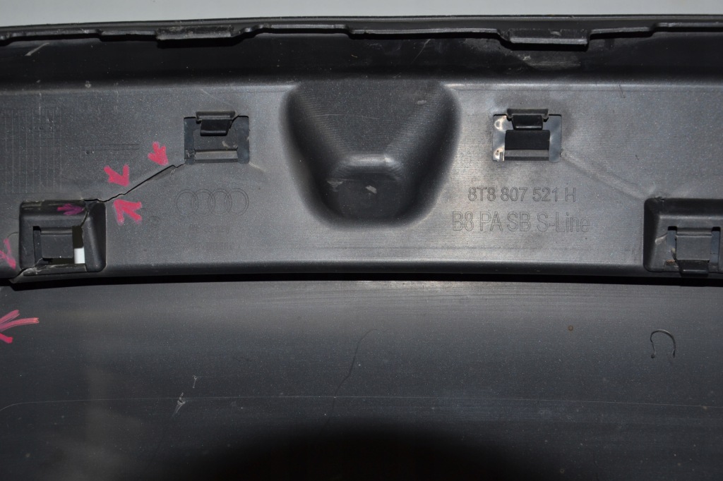 фото №8, Диффузор накладка бампер задняя audi a5 8t s-line sportback lift оригинальный номер 8t8807521h