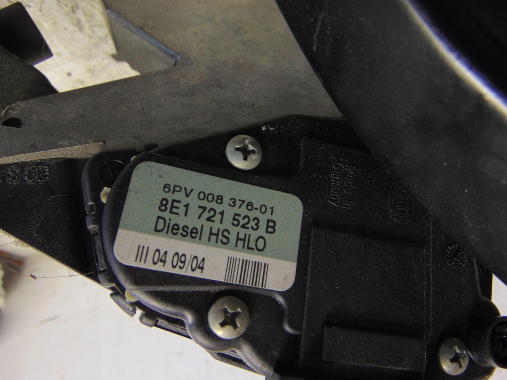 фото №10, Педаль педалі газу гальма зчеплення комплект механічна коробка передач audi a4 b6 europa