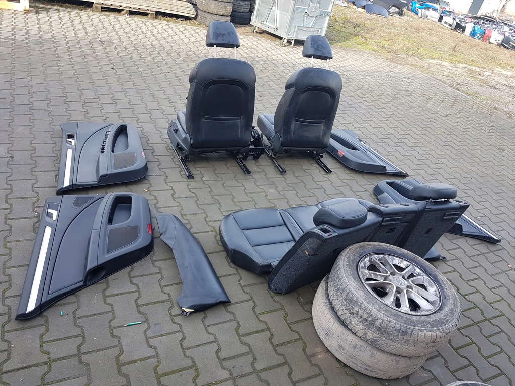 фото №10, Skoda superb 2 ii 08r- kombi сиденья кожаный заднее сиденье