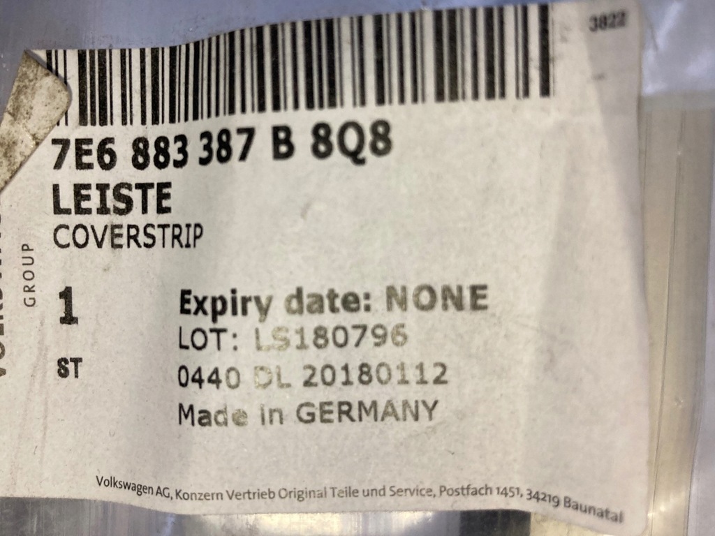 фото №7, Vw t6 multivan направляющая направляющая сиденье кронштейн сиденье 7e6883387b