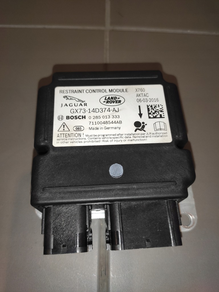 фото №11, Jaguar xf x260 x760 f-pace xe блок управления датчик модуль подушка безопасности оригинальный