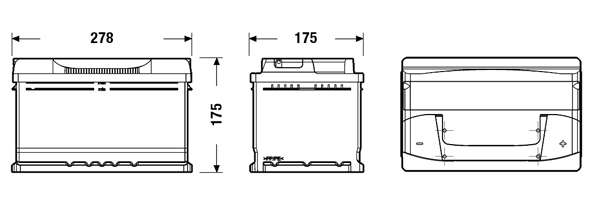фото №1, Акумулятор exide excell p+ 71ah/670a