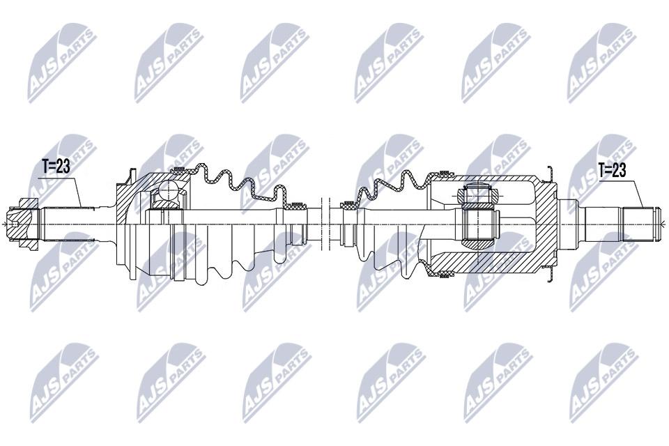 фото №5, Привідний вал привідна npw-hd-079 nty