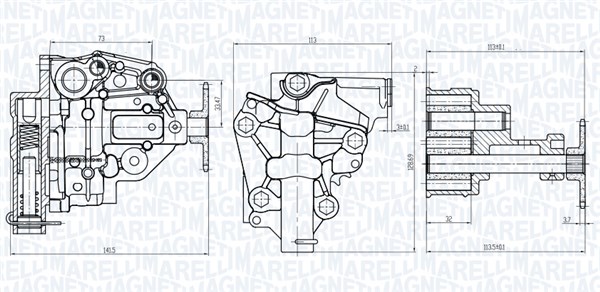 Magneti marelli насос оливи renault master 2.3dci 11- Ціна