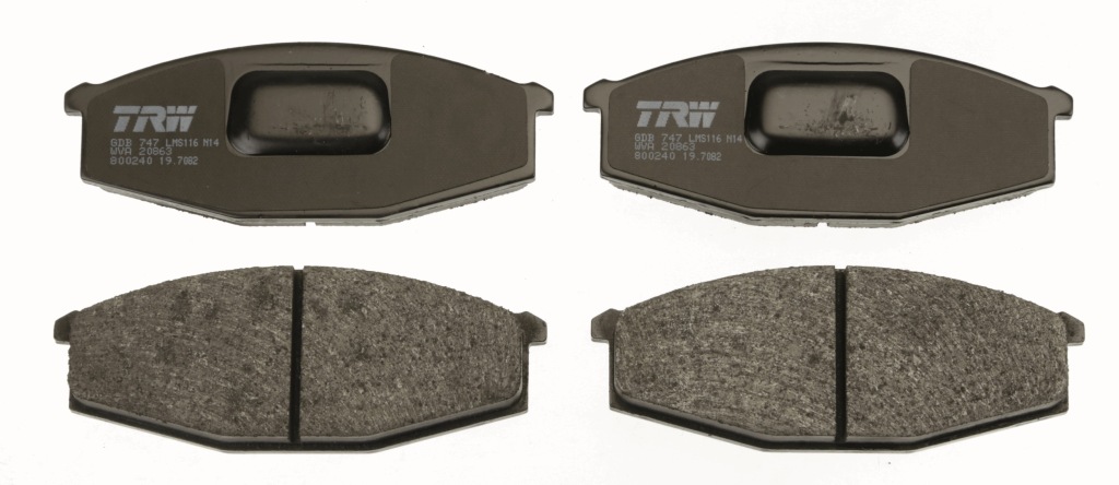 Купити Гальмівні колодки ham lucas gdb747 nissan patrol 2. gdb747 trw trw