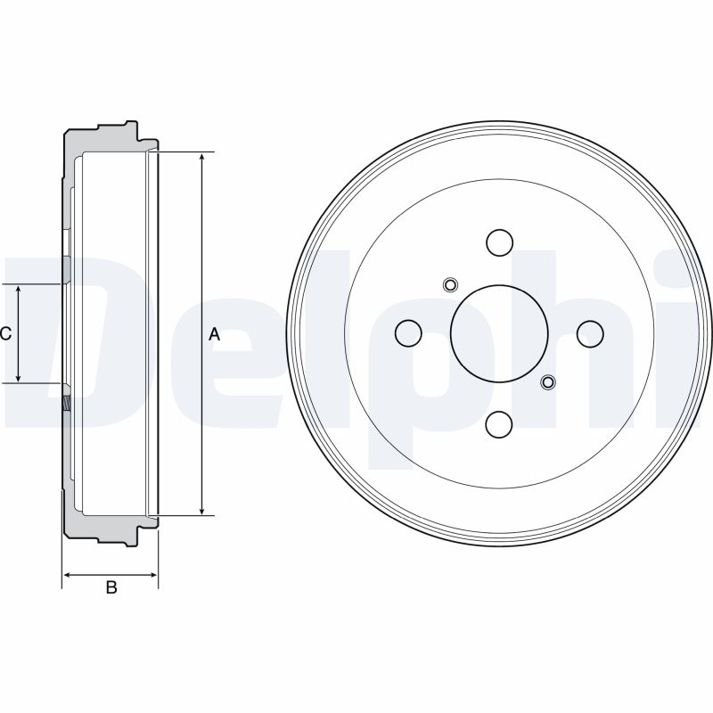Купить Барабан тормозной delphi