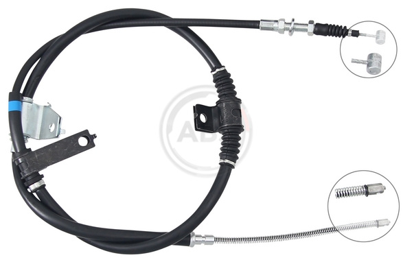 фото №1, Трос гальма ручного hyundai h1 98-04 lt