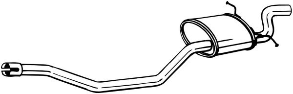 Купить Гаситель системы выпускной задний