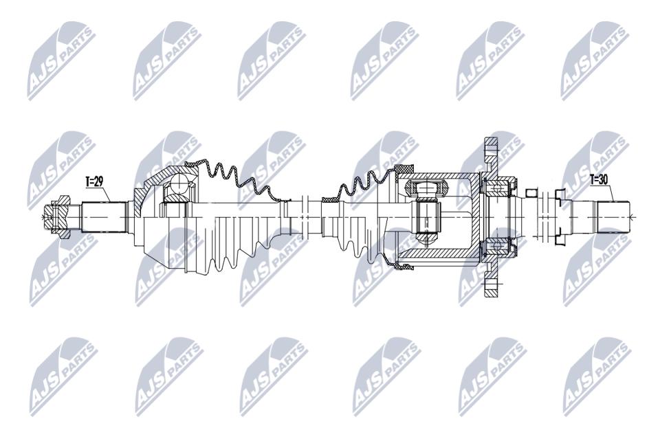 фото №5, Nty приводной вал приводная npw-ns-163 nty