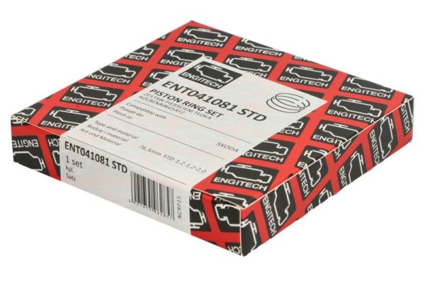 Купить Набор колец поршня engitech ent041081 std