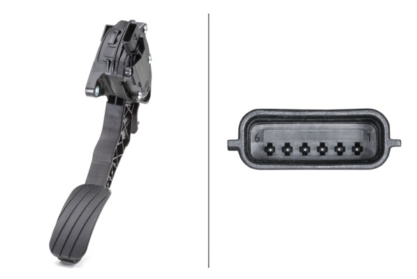 фото №1, Hella педаль газу renault master 2,3dci 11-