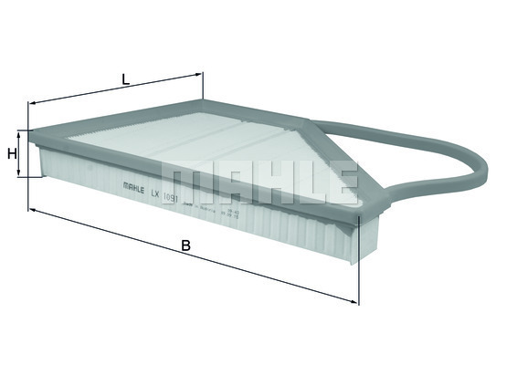 фото №2, Knecht фильтр воздуха lx1091 bentley continental