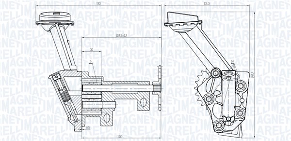 фото №2, Magneti marelli 351516000018 насос оливи