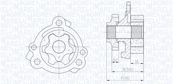 Magneti marelli насос масла hyundai i10 1.2 11- Цена