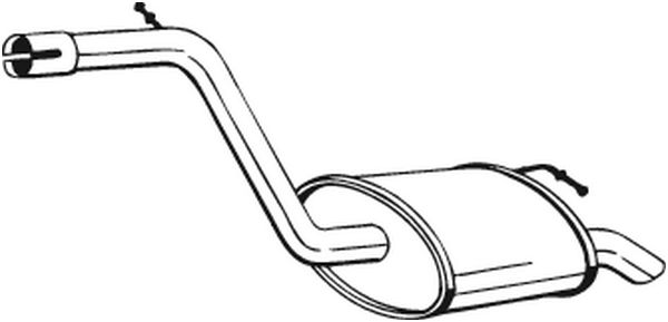 Купити Гасник ford mondeo 2.0d 00-03 kat / bosal/ bosal 154-185