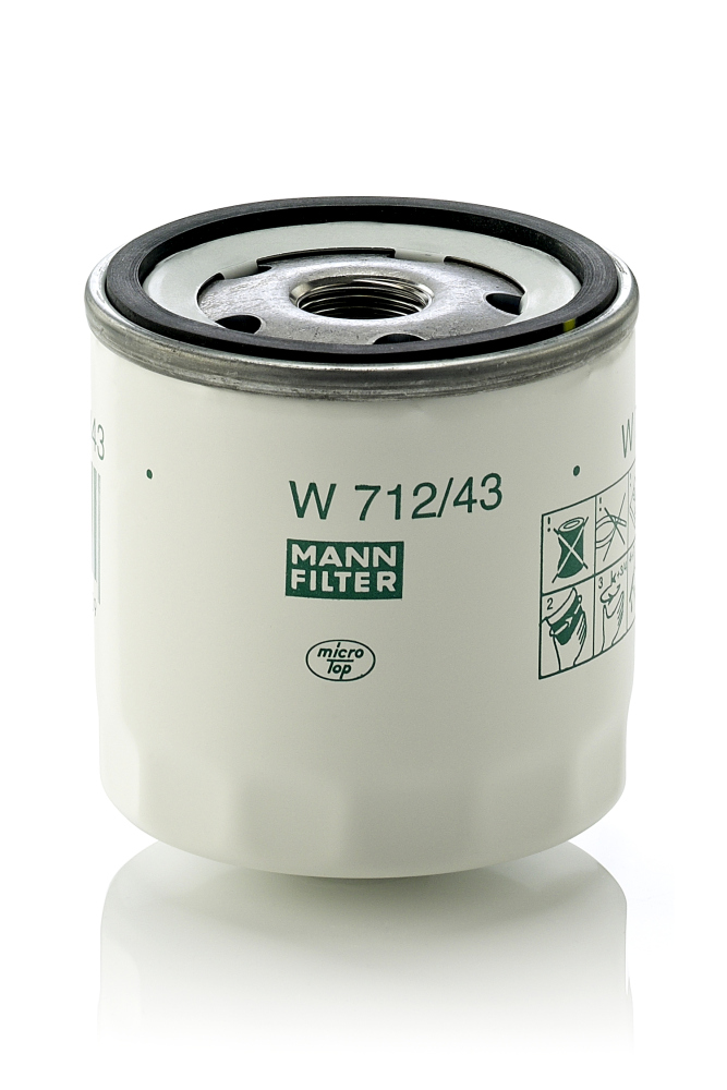 Купить Mann-filter w 712/43 фильтр масла w 712/1