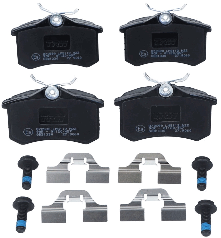 фото №1, Тормозные колодки тормозные trw gdb1330 комплект