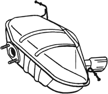 Купить Гаситель bosal 247413 247-413 bosa bosal