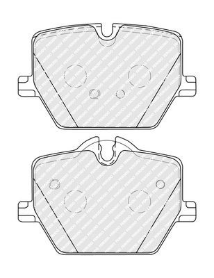 Купить Тормозные колодки тормозные перед задний  fdb5339 ferodo bmw