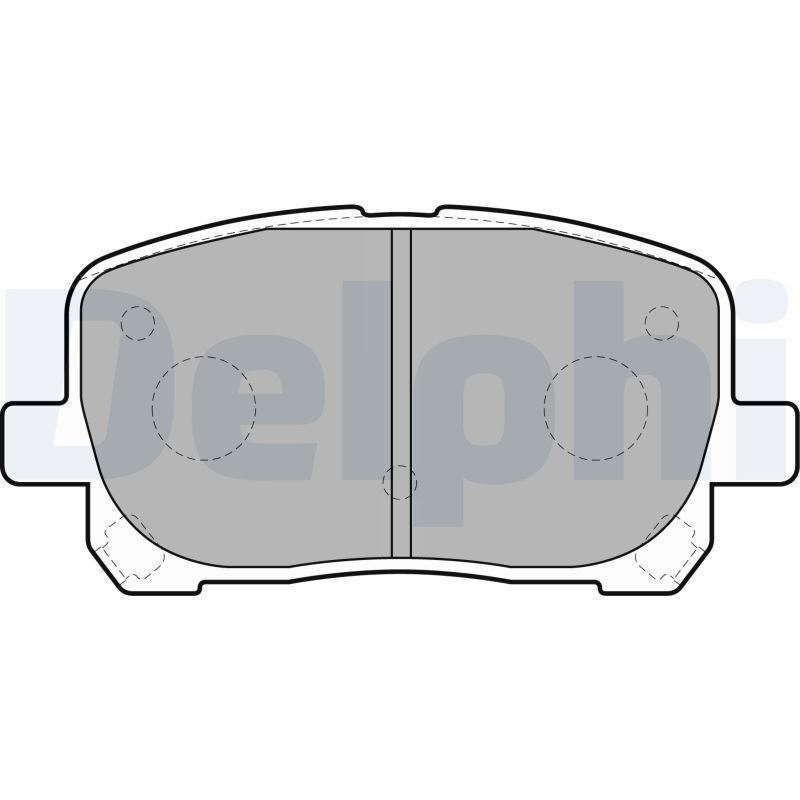 фото №1, Delphi тормозные колодки тормозные lp1711