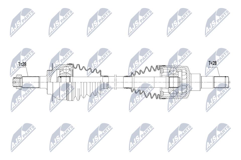 фото №5, Приводной вал приводная npw-su-019 nty