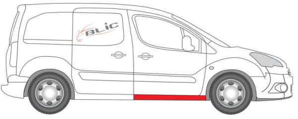 Купить Накладка/ремонт порог blic