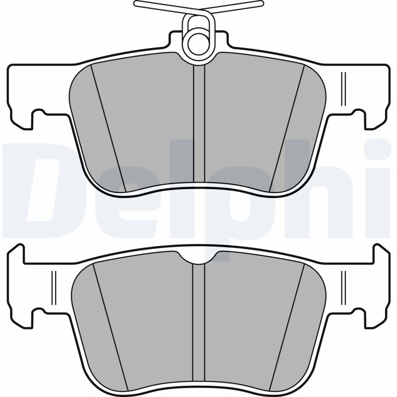 фото №1, Delphi тормозные колодки ham.tył honda civic x 17-