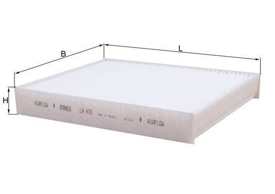 фото №1, Фильтр кабины knecht la472