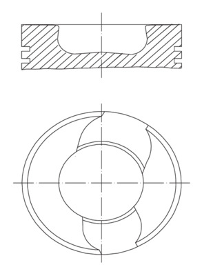 Mahle 229 48 00 поршень Цена