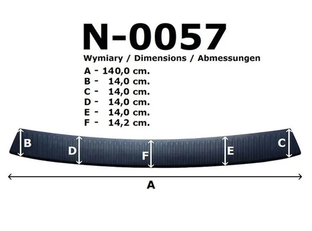 фото №13, Молдинг na бампер peugeot expert iii, 2016- , xs m