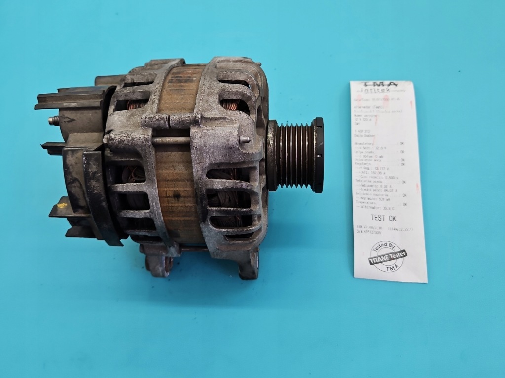 ТЕСТ ГЕНЕРАТОР DACIA DOKKER 231005300Р 1.3 TCE