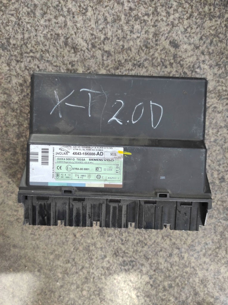 Moduł komfortu Jaguar ОО 4X43-15K600-AD