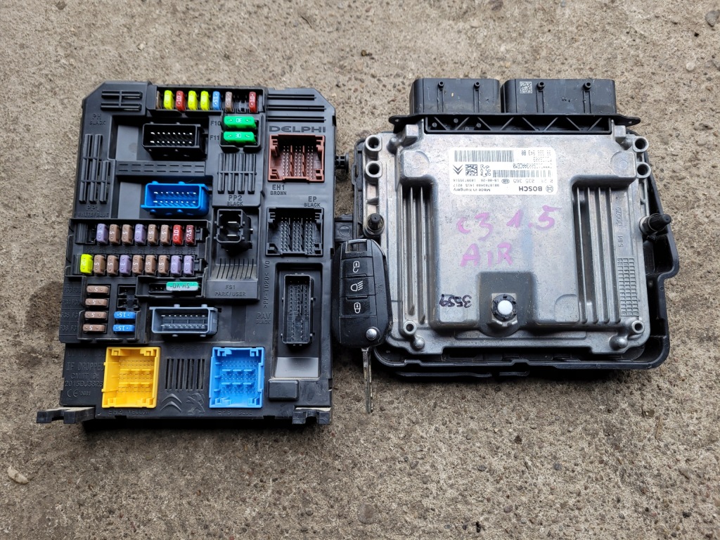 СТАРТОВИЙ НАБІР КОМПЮТЕР ВІДПАЛЮВАЧ CITROEN C3 AIRCROSS 1.5 BLU MANUAL