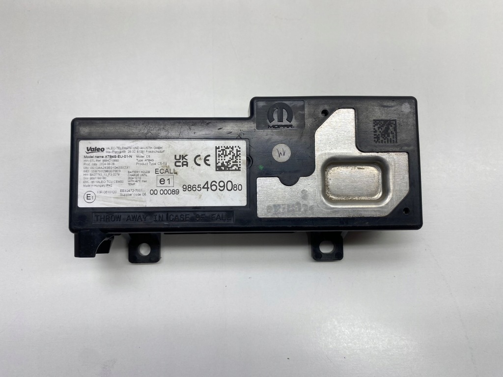 TOYOTA PROACE PARTNET BERLINGO ПІДСИЛЮВАЧ АНТЕНИ МОДУЛЬ ДРАЙВЕР 9865469080