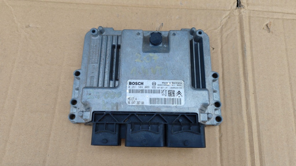 КОМПЮТЕР ECU PEUGEOT 207 9664738780 0261С04008