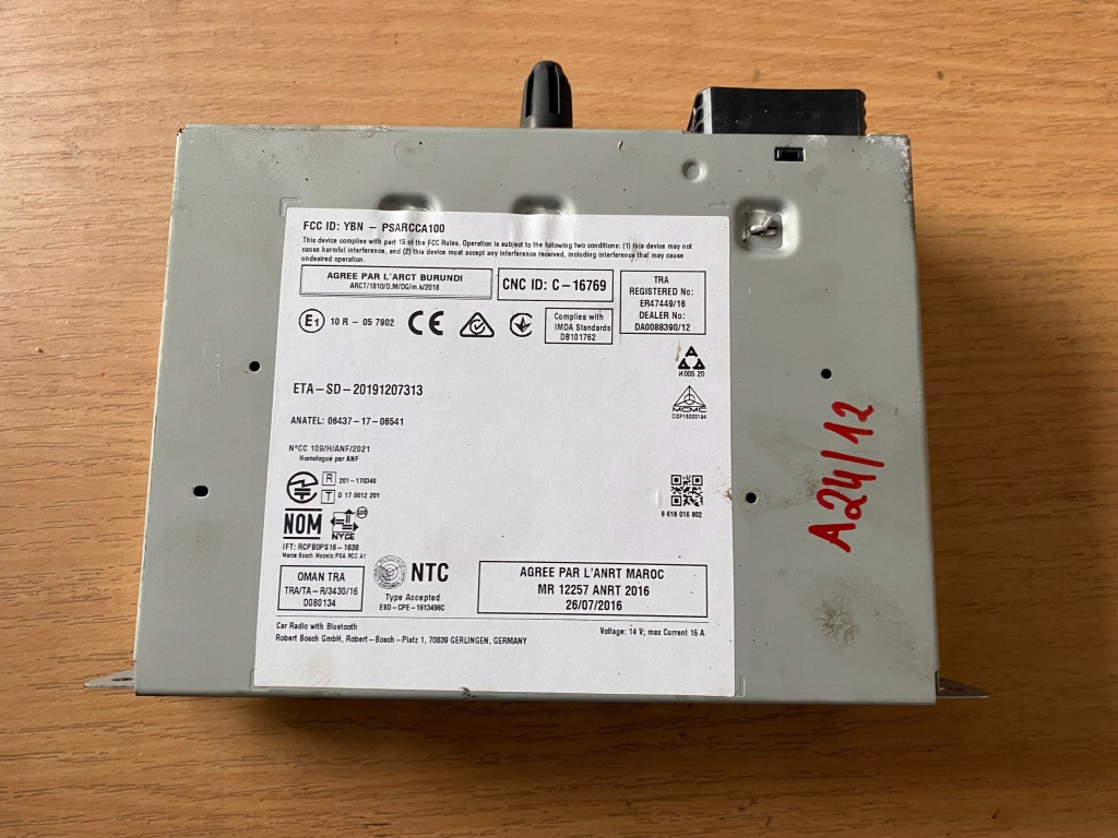 CITROEN PEUGEOT МОДУЛЬ КОНТРОЛЕР РАДІО 9841575180 ОРИГІНАЛ