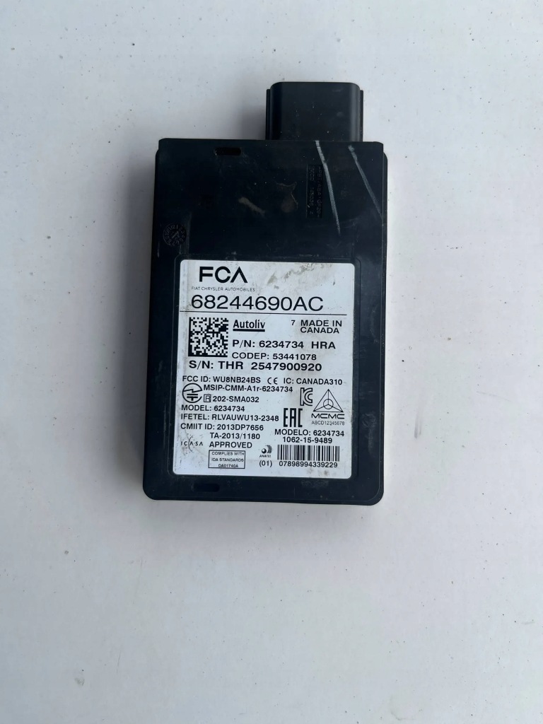 JEEP COMPASS II ДАТЧИК МЕРТВОГО ПОЛЯ СМУГИ РУХУ 68244690AC