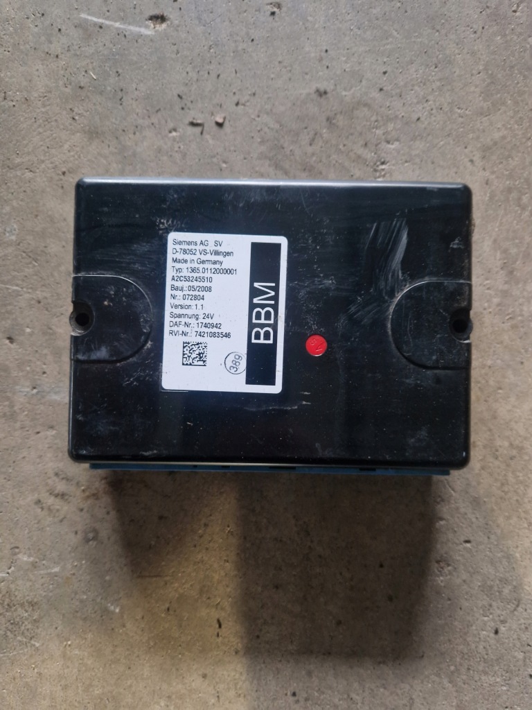 Контролер Модуль Касета BBM DAF RENAULT Version 1.1 Siemens VER. Євро 5 / 6