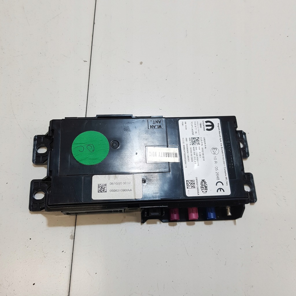 МОДУЛЬ КОНТРОЛЕРА JEEP RENEGADE 00521813210 2018 - 2020