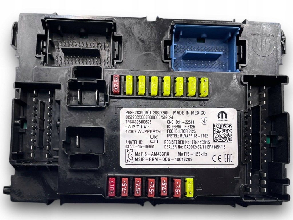 Jeep Compass II LIFT КОРОБКА ЗАПОБІЖНИКІВ BSI P68628390AC