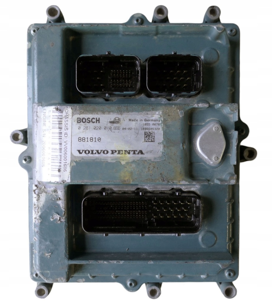 КОНТРОЛЕР ДВИГУНА VOLVO PENTA D4 0281020010 881810 ПРОГРАМУВАННЯ