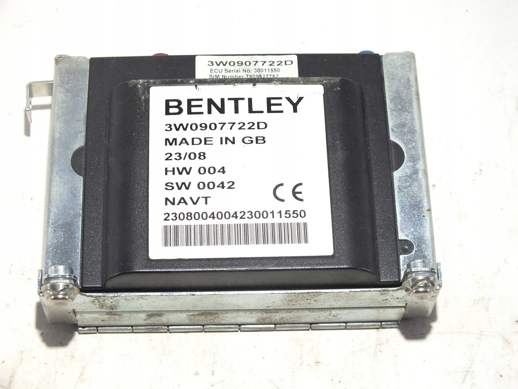 МОДУЛЬ КОНТРОЛЕРУ BENTLEY CONTINENTAL FS 3W0907722D